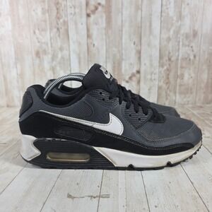 Nike Air Max 90 Men's Black White Gray Running Casual Shoes Size 10 CN8490 002